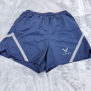 US Air Force PTU Physical Training Shorts  Blue Reflective XXL 8415-01-518-4761